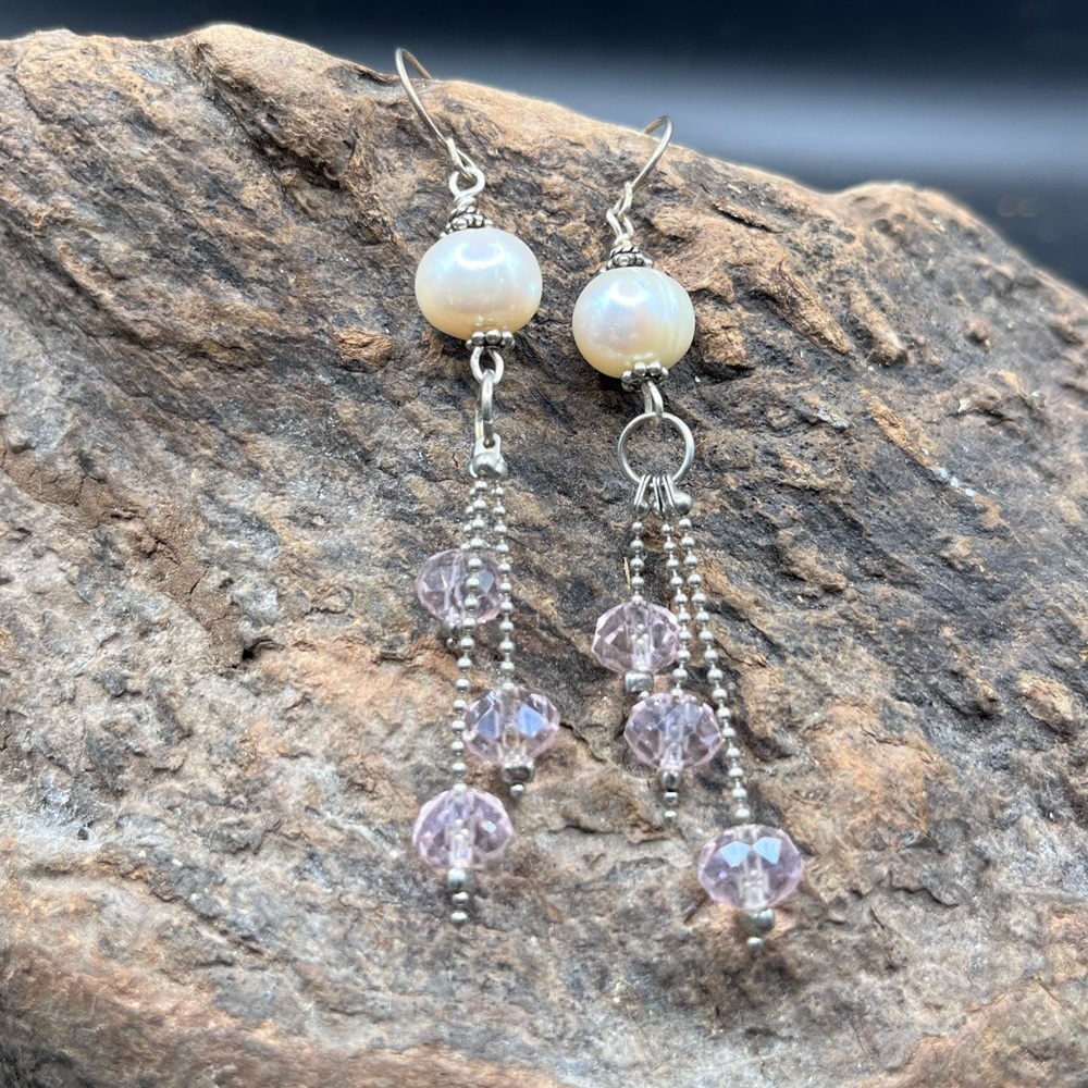 Pearl earrings